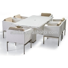 simple design white elegant cafe table chair set+ garden furniture outdoor dining set